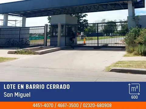 Terreno - Venta - Argentina, San Miguel - Int. Juan Irigoin 3200