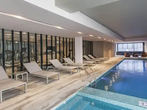 Departamento 2 ambientes con 2 baños