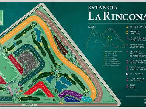 VENTA LOTES EN BARRIO PRIVADO ESTANCIA LA RINCONADA. IBARLUCEA.
