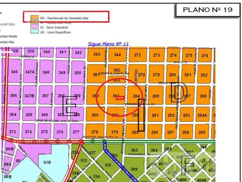 Terreno en Venta 35  mts Fondo