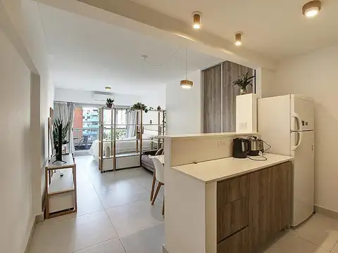En Alquiler monoambiente con amenities y cochera en Caballito