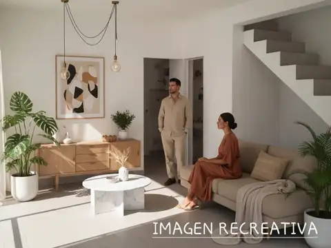 Casa 3 ambientes con 1 baño