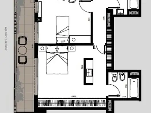 VENTA DPTO 3 AMB DUPLEX EN DEVOTO C/BALCON