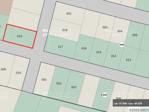 Venta de terreno 565m Villa General Belgrano Cba