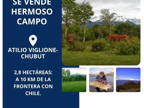 Terreno en Venta en Frontera de Rio Pico, USD 130.000