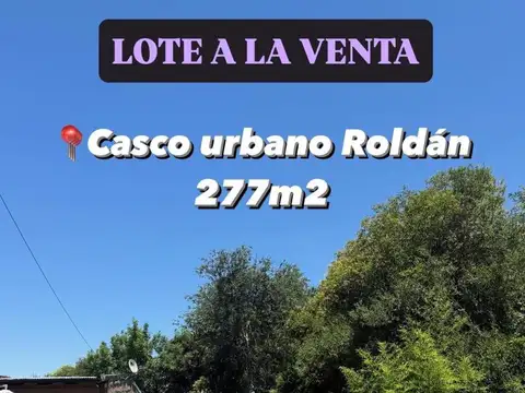 Terreno CASO URBANO de Roldan