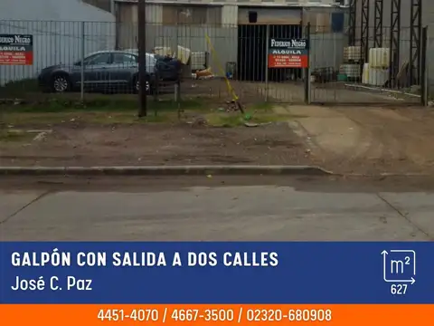 GalpÃ³n - Venta - Argentina, José C Paz - Avda. Arturo Illia 7403