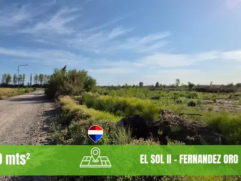 VENTA LOTE - BARRIO EL SOL II - FERNANDEZ ORO