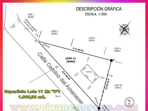 Se vende Lote 1000 m2. con base para una cabaña - Bº La Aldea - Aluminé - Provincia de Neuquén