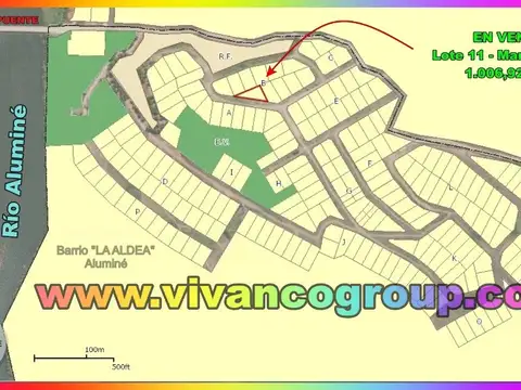 Se vende Lote 1000 m2. con base para una cabaña - Bº La Aldea - Aluminé - Provincia de Neuquén