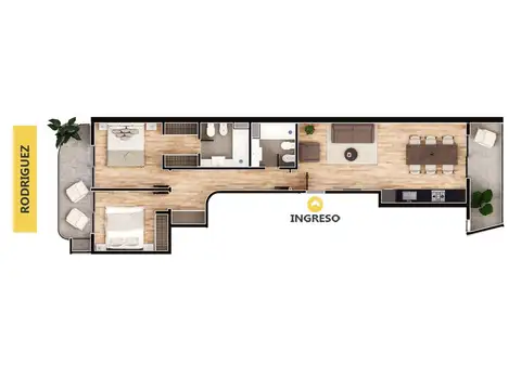Departamento en Venta en Nuestra Señora De Lourdes, Rosario