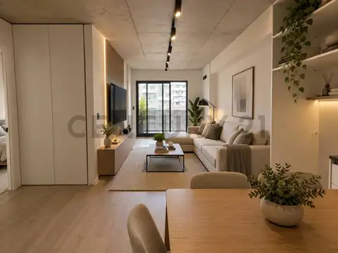 VENTA DEPARTAMENTO 1 AMBIENTE APTO PROFESIONAL LUMINOSO EN CONSTRUCCION EN ALMAG