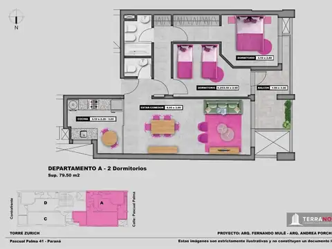 Departamento en Venta de 3 ambientes