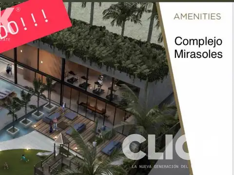 Departamento 3 Ambientes en venta con balcón en Complejo Mirasoles, Canning