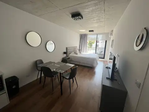 Departamento monoambiente - Amoblado con balcon
