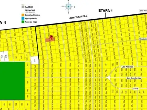 Terreno en Venta 200  mts Fondo