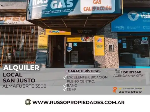 Alquiler de Local Comercial en San Justo