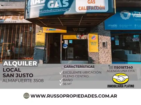 Alquiler de Local Comercial en San Justo