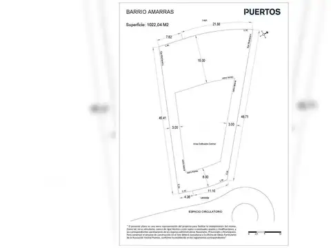 Terreno en Venta 29  mts Fondo