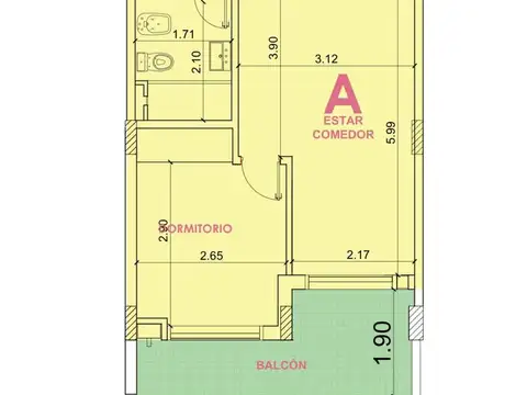 Departamento en Venta Apto profesional