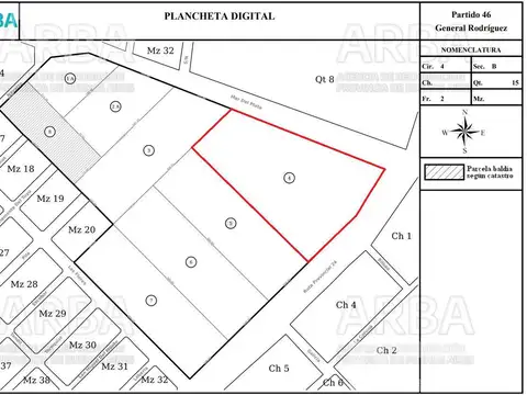 Terreno en Venta en General Rodriguez, USD 500.000
