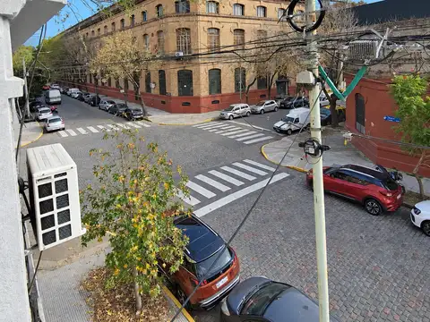 Departamento Monoambiente Villa Crespo con Balcón al frente