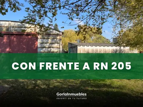 LOTE 6154 M2 SOBRE RUTA NAC. 205 - PROXIMO AUTOPISTA - INGRESO POR 2 CALLES - LOBOS