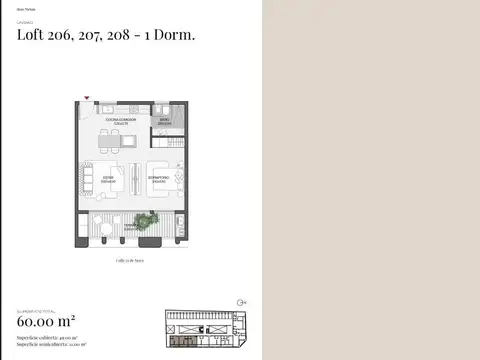 Departamento en Venta en Santa Fe, USD 130.000