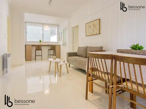 Departamento 3 ambientes con 2 baños