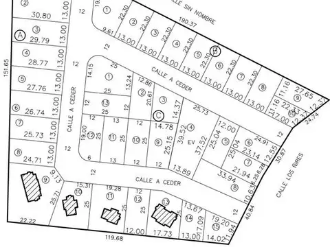 Proyecto de 32 cabañas y loteo 17.600 Mts2
