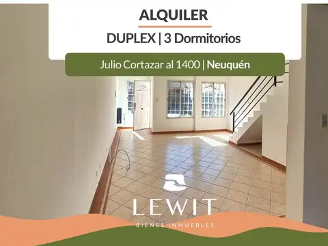 Alquiler duplex 3 dormitorios Neuquen