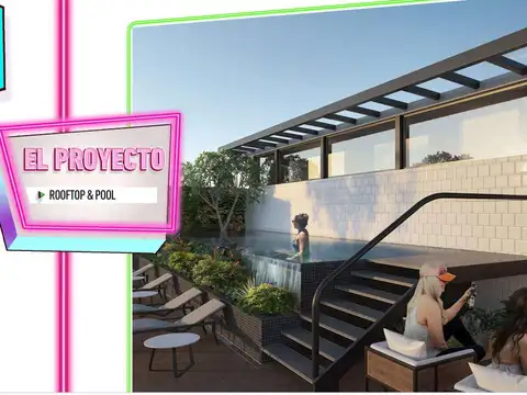 Departamento Monoambiente con 1 baño