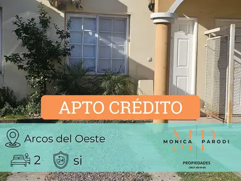Dúplex 4 ambientes en venta Barrio Cerrado Arcos del Oeste
