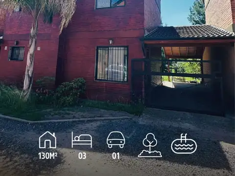 Casa en alquiler c/ cochera en Canning