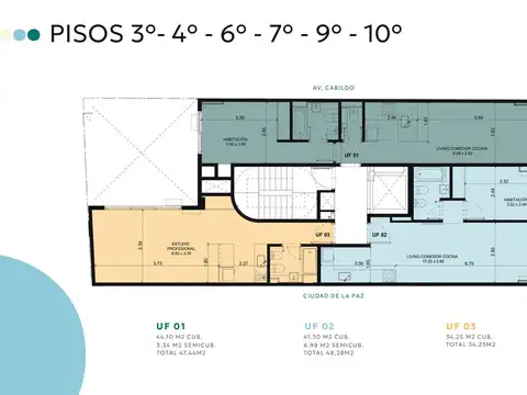 Departamento en Venta de 1 dormitorio