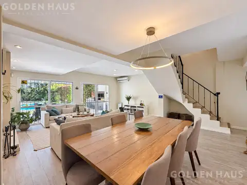 Hermosa casa de 4 amb. + dep en Beccar - Alquiler anual amoblado y equipado