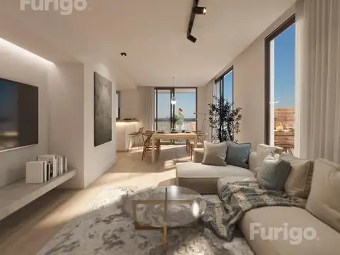 Venta departamento de 3 dormitorios con terraza y cochera 