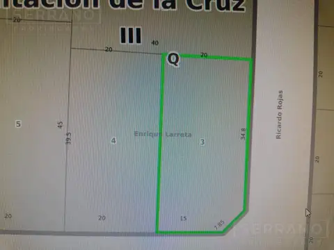 Terreno en Venta en Parque Sakura, USD 42.000