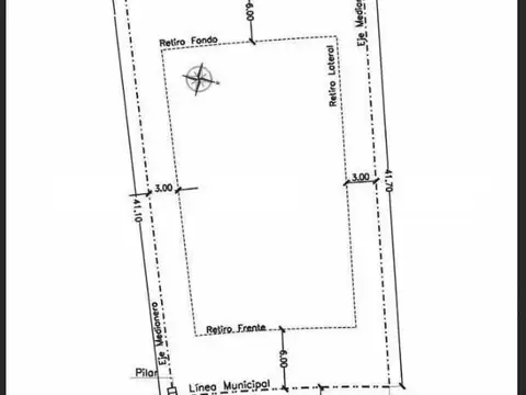 Terreno en Venta 23  mts Frente