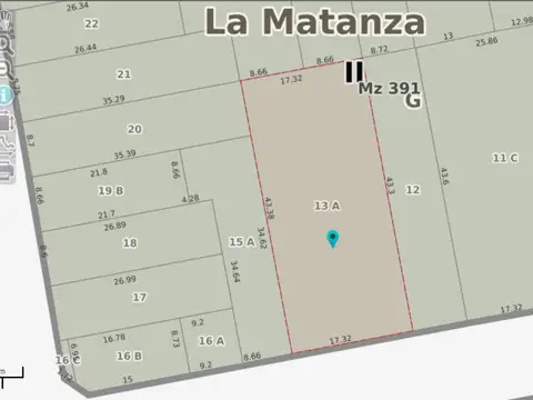 LOTE EN VENTA 750m2 - RAMOS MEJIA CENTRO