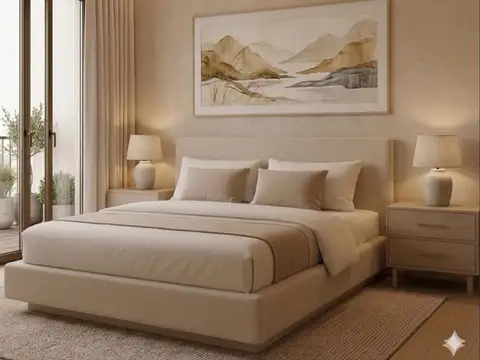 Departamento 3 ambientes con 2 baños