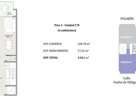 Departamento en Venta de 3 dormitorios