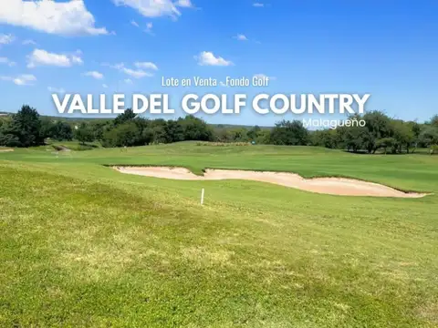 Lote Premium  Fondo Golf  1500m² Con Vistas A La Cancha