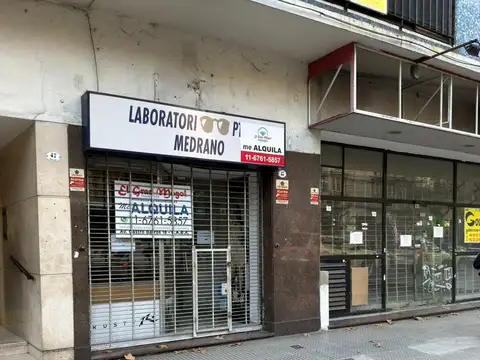 MUY BUEN LOCAL EN EXCELENTE UBICACION s/AV. MEDRANO a mts. de Av. Rivadavia