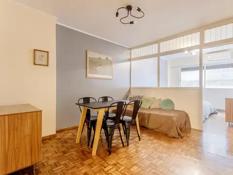 Departamento en alquiler temporal amoblado, monoambiente en San Nicolás
