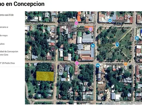 Terreno en Venta 27  mts Frente