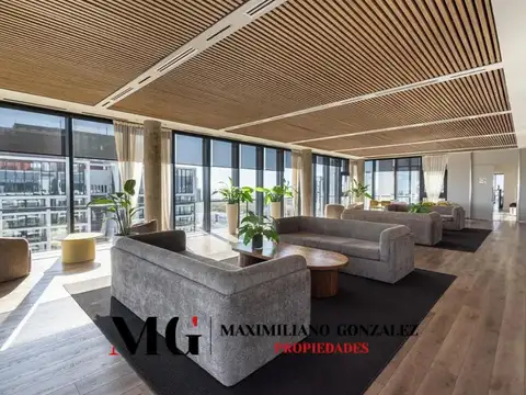 Departamento 2 ambientes con 2 baños