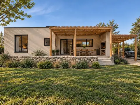 Casa Vertientes Eco Pueblo Vaqueros en pozo terreno 1000mt2