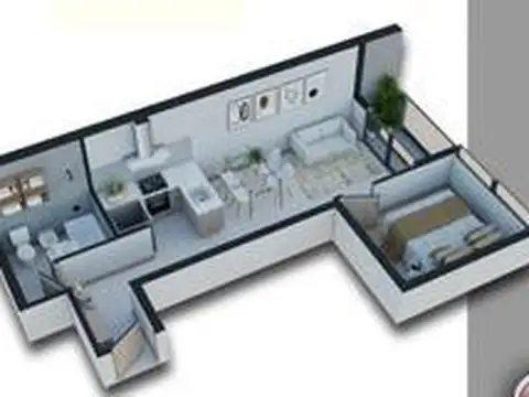 Venta Departamento 1 Dormitorio  Zona Pichincha