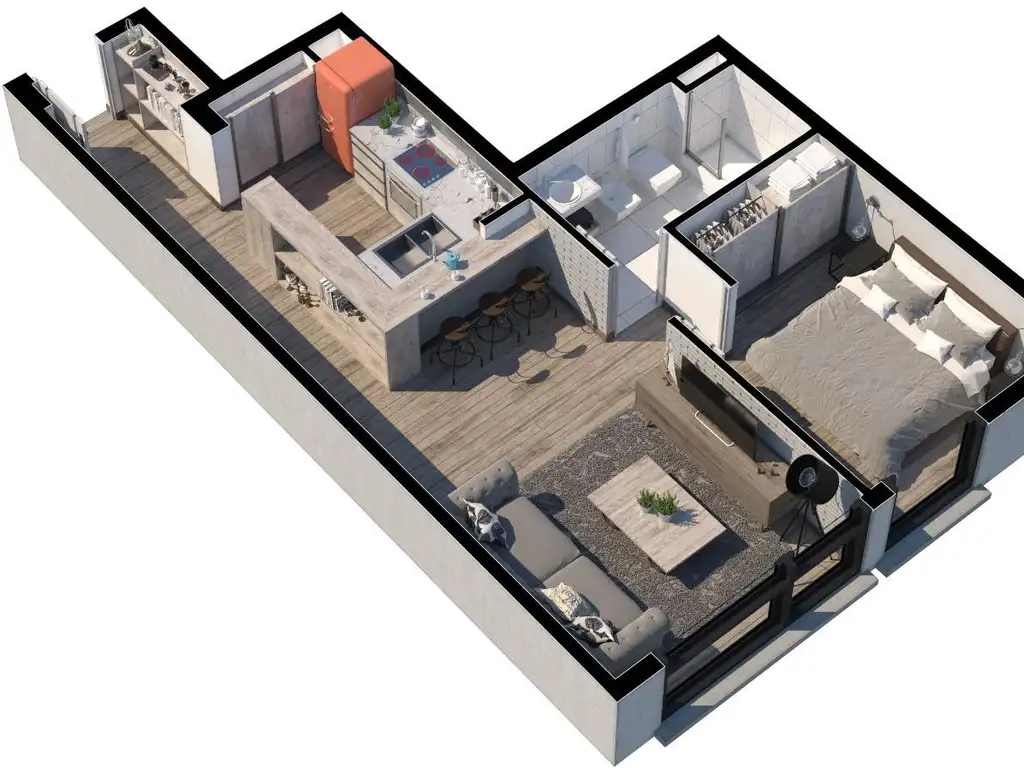 Emprendimiento en Zona Centro - Etapa: En construcción